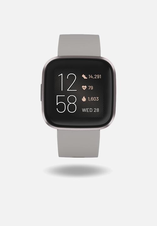 Fitbit - Fitbit versa 2 - stone/mist grey