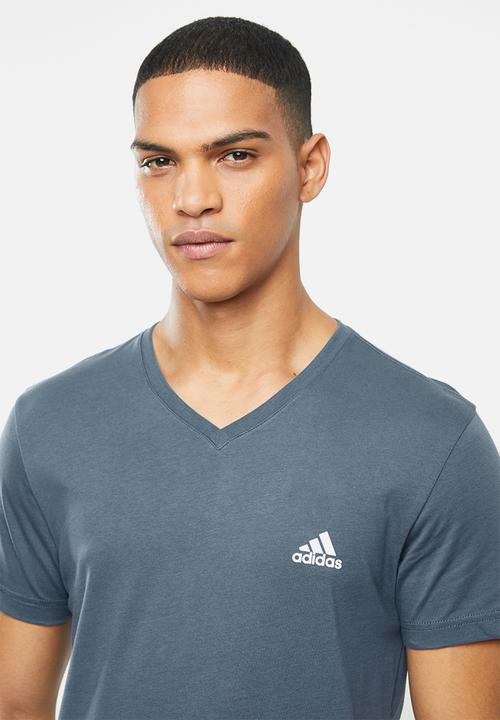 adidas Performance - V-neck tee - blue