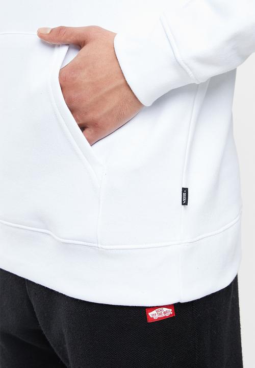 Vans - Classic pullover hoodie - white & red 