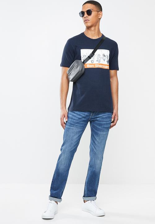 Ben Sherman - Motocyle tee - navy