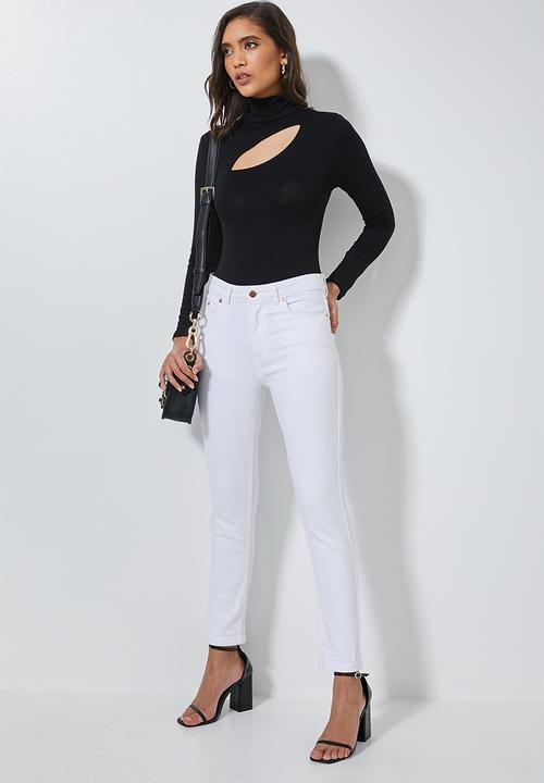Superbalist - Cutout neckline bodysuit - black