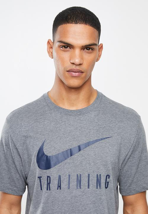 Nike - Dry train short sleeve tee - grey 