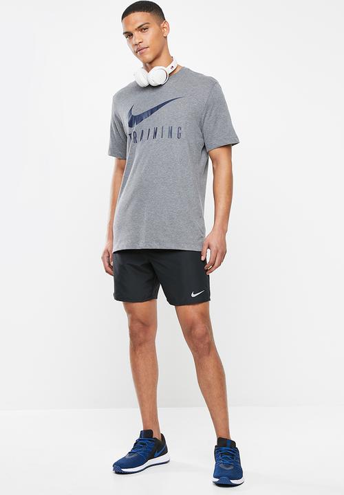 Nike - Dry train short sleeve tee - grey 