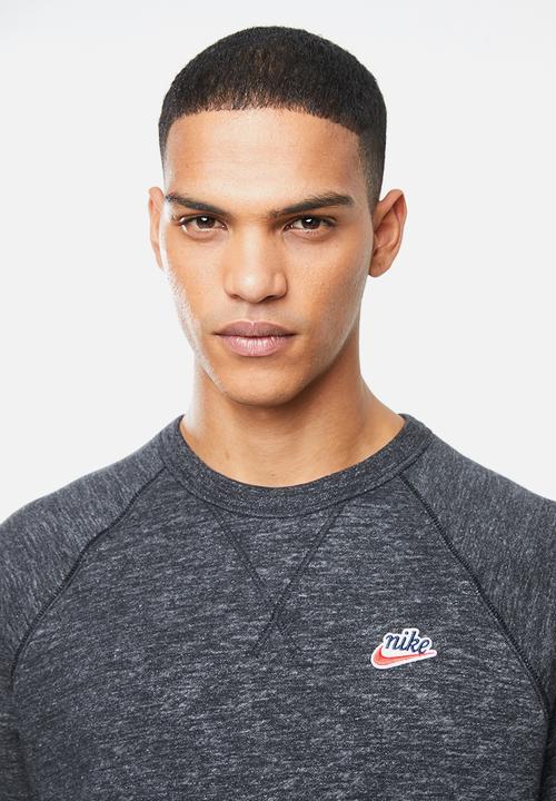 Nike - Nsw heritage crew sweatshirt - charcoal 