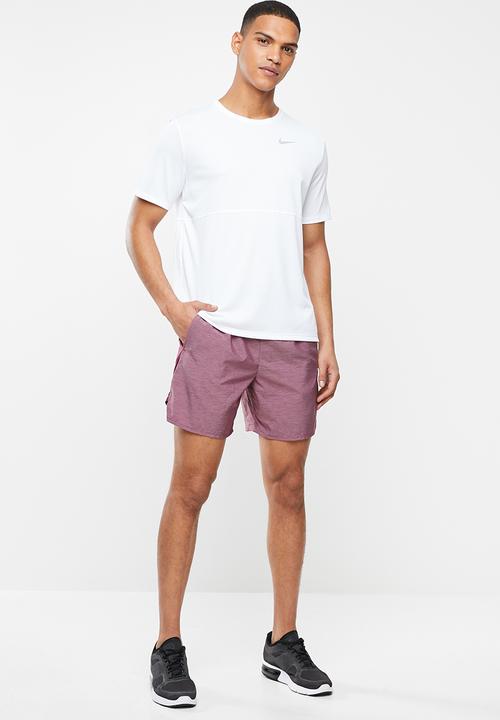 Nike - Nike challenger 7" shorts - burgundy