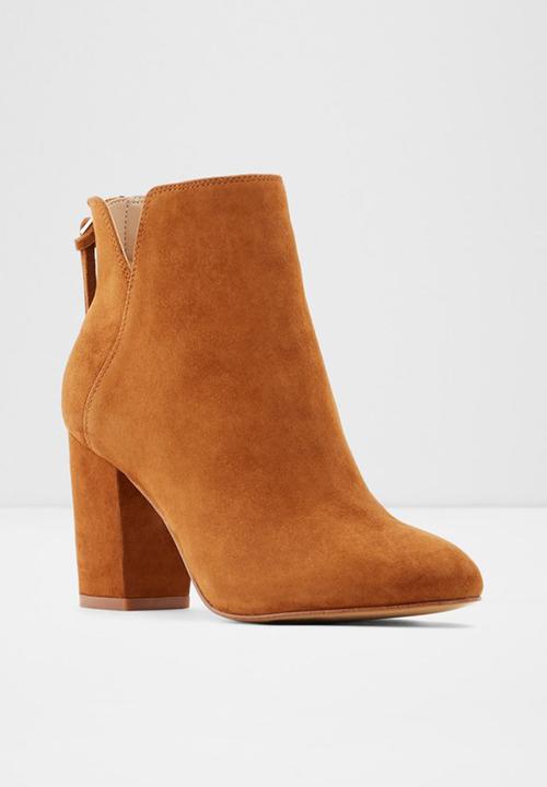 ALDO - Dominica suede boot - brown
