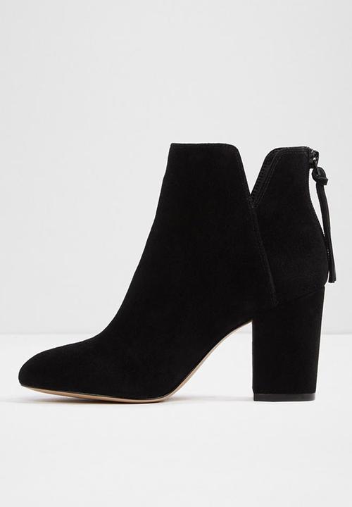 ALDO - Dominica suede boot - black