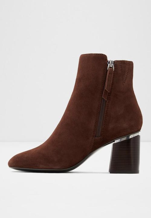 ALDO - Gwulia leather boot - dark brown
