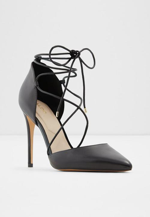 ALDO - Finsbury leather heels - black