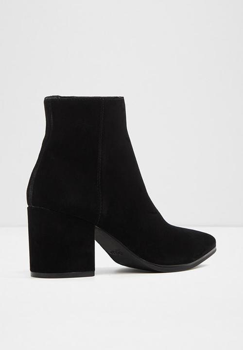 ALDO - Fralissi suede boot - black