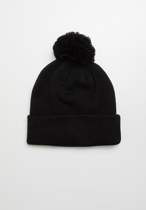 Superbalist - Nala pom pom beanie - black
