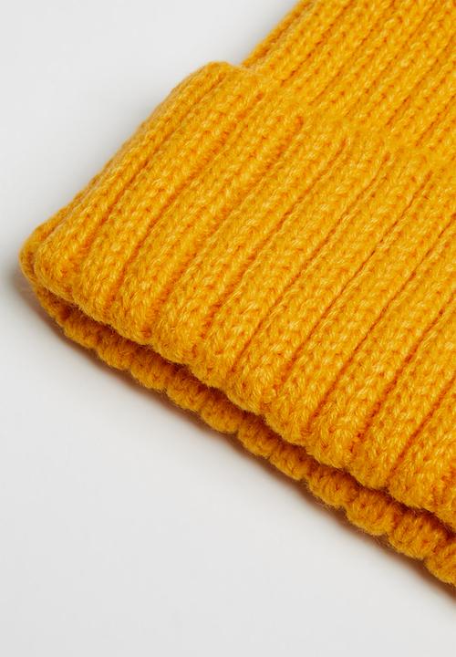 Superbalist - Andrew ribbed beanie - yellow
