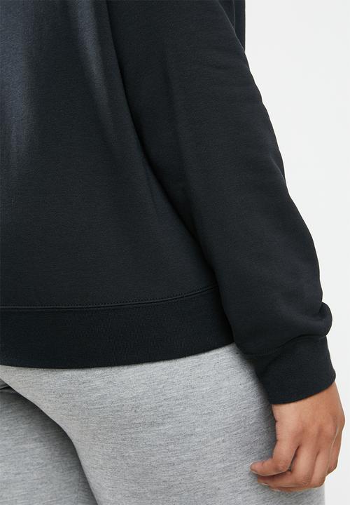Nike - Curve essential crew fleece - black