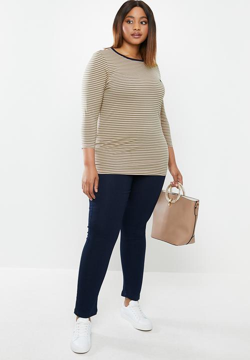 POLO - Plus Bella feeder stripe stretch tee - multi 