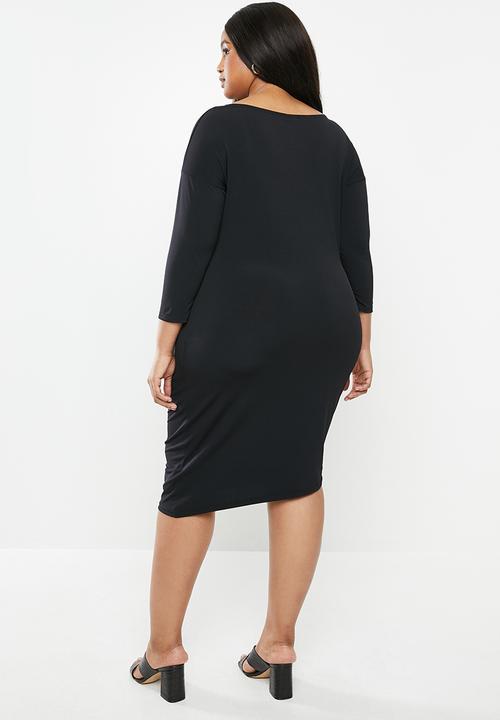 Carmakoma - Aida 3/4 dress - black