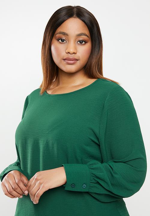 edit Plus - Cuffed shell blouse - green