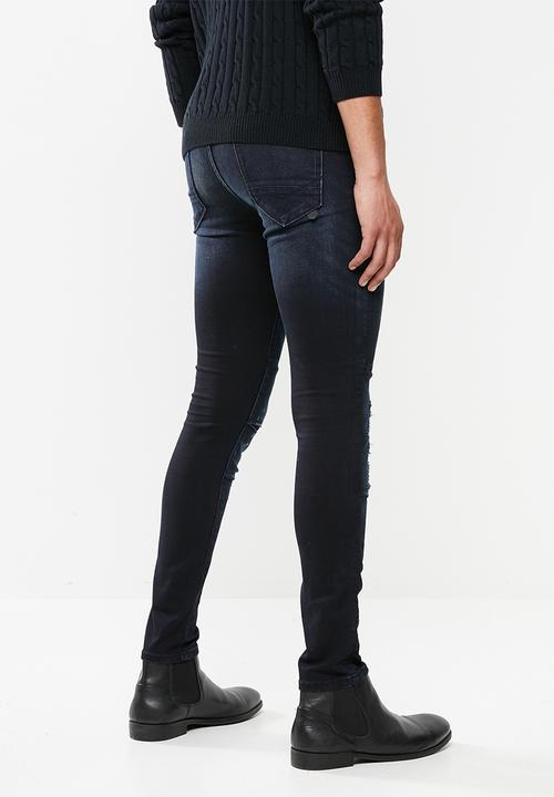 S.P.C.C - Shotgun fashion trench jeans - blue
