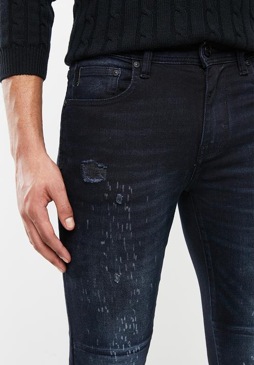 S.P.C.C - Shotgun fashion trench jeans - blue