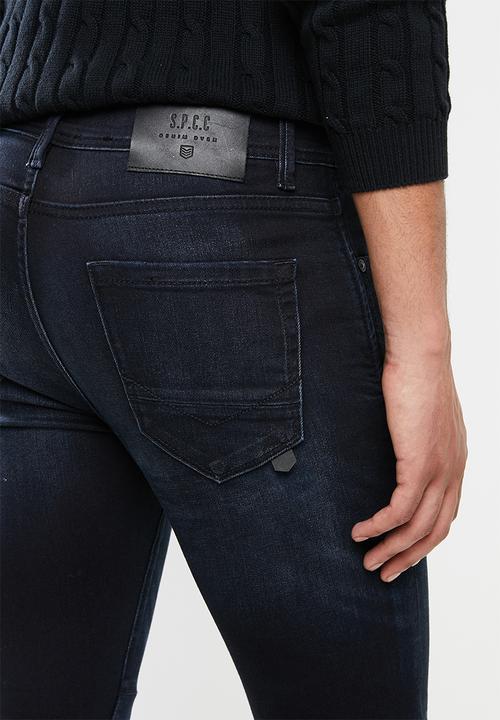S.P.C.C - Shotgun fashion trench jeans - blue