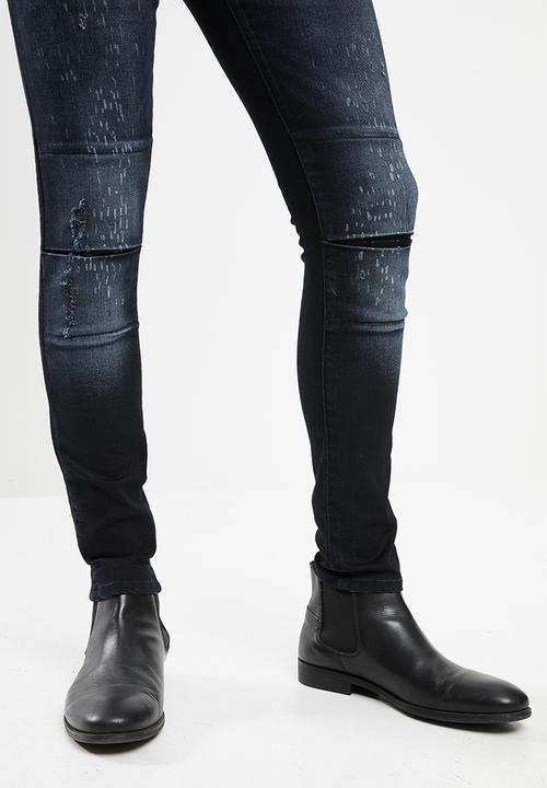S.P.C.C - Shotgun fashion trench jeans - blue