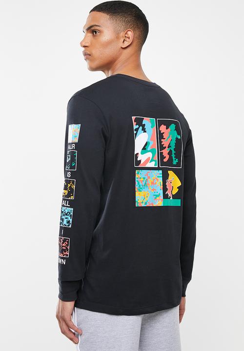 Nike - Dry air savag long sleeve tee - black