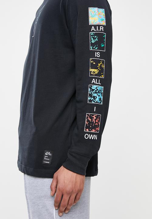Nike - Dry air savag long sleeve tee - black