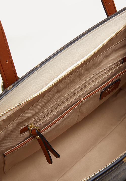 POLO - Stratford tote - cream & brown 