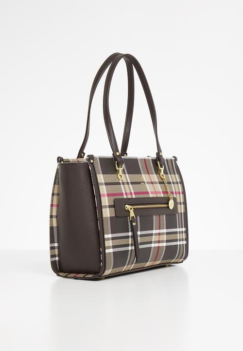 POLO - Barclay tote - brown & beige 