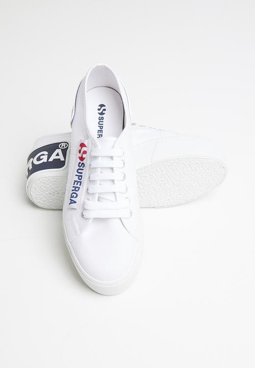 SUPERGA - Superga 2790 big logo sneakers - white