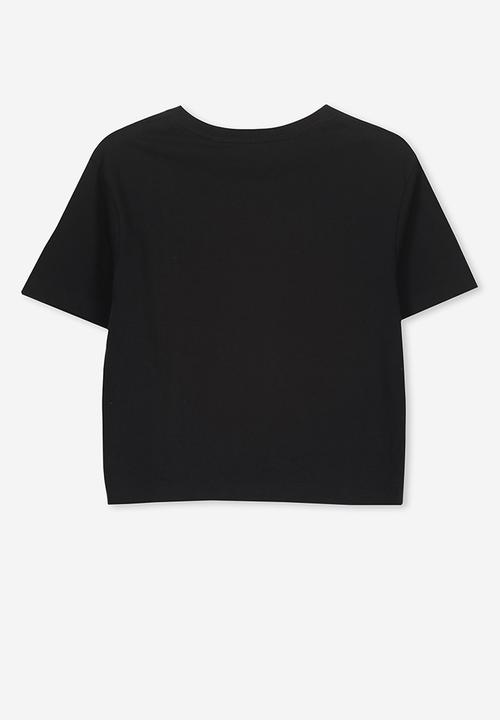 Free by Cotton On - Girls essential tee - black