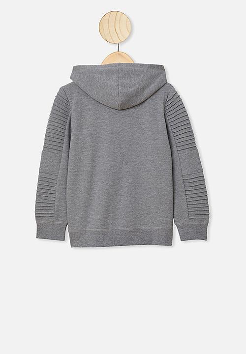 Cotton On - Moto hoodie - grey 
