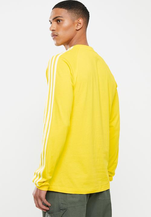 adidas Originals - Blc 3-stripe long sleeve tee - yellow