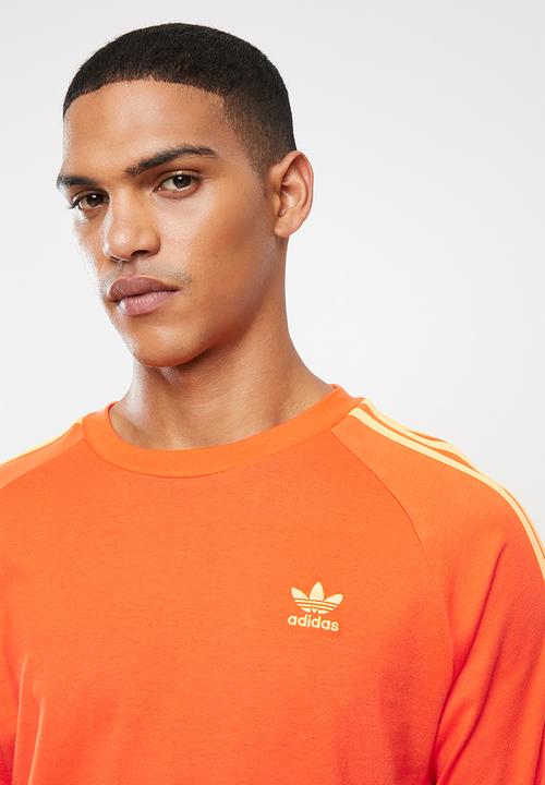 adidas Originals - Blc 3-stripes long sleeve tee - orange