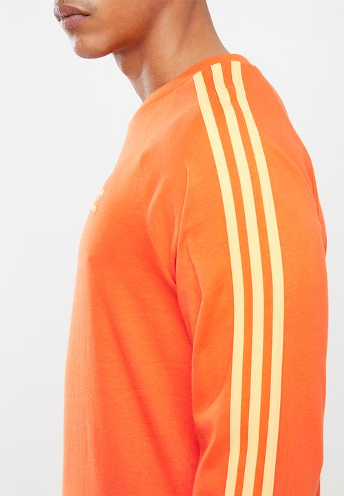 adidas Originals - Blc 3-stripes long sleeve tee - orange