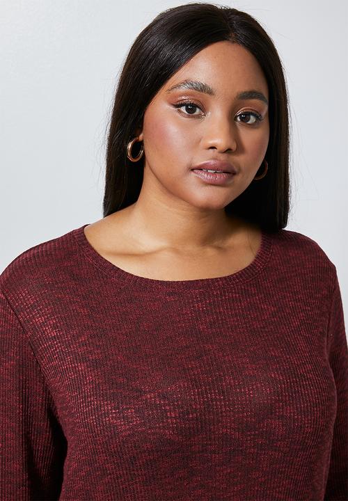 Superbalist - Trapeze dress(plus) - burgundy 