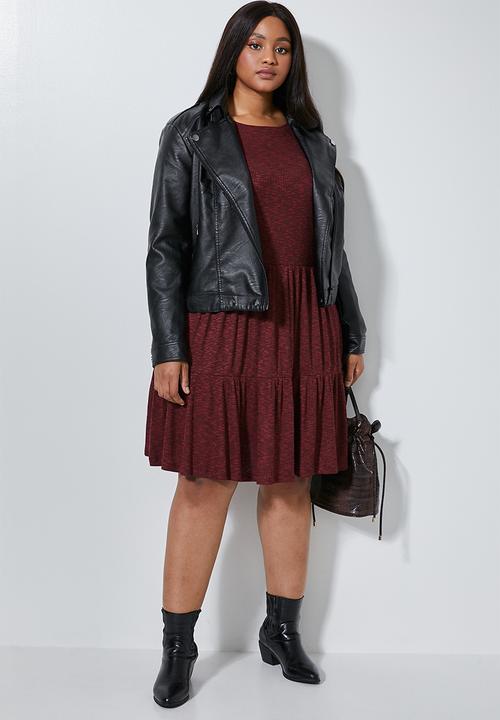 Superbalist - Trapeze dress(plus) - burgundy 