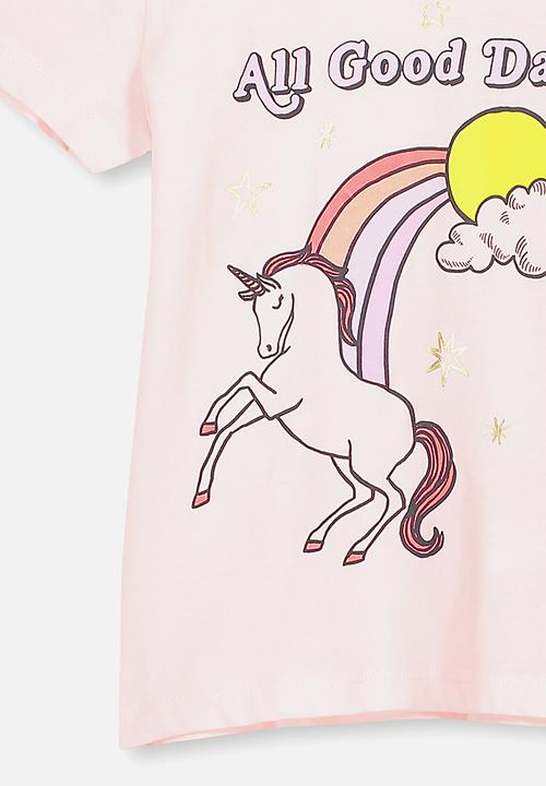 Cotton On - Penelope short sleeve tee - pink