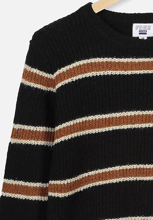 Free by Cotton On - Drake knit crew - multi 