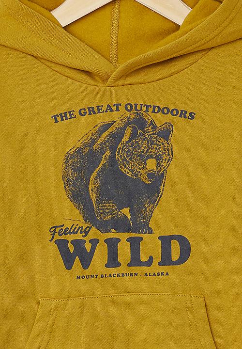Cotton On - Horizon hoodie - mustard