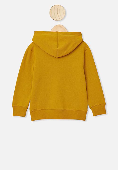 Cotton On - Horizon hoodie - mustard