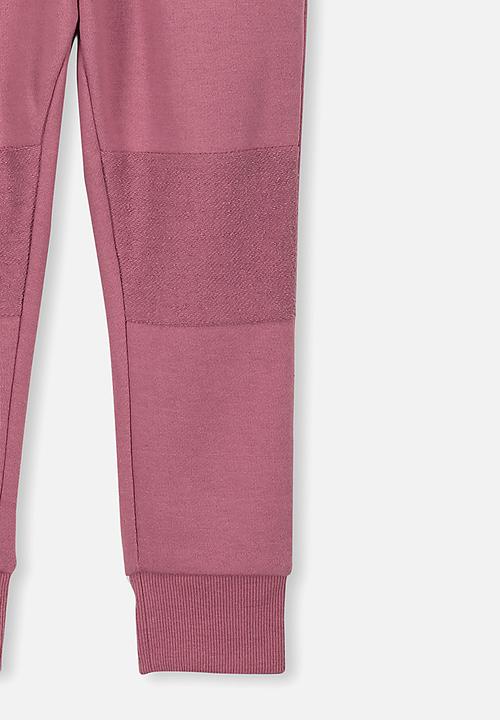 Cotton On - Heritage trackpant - pink