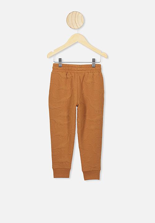 Cotton On - Heritage trackpant - brown
