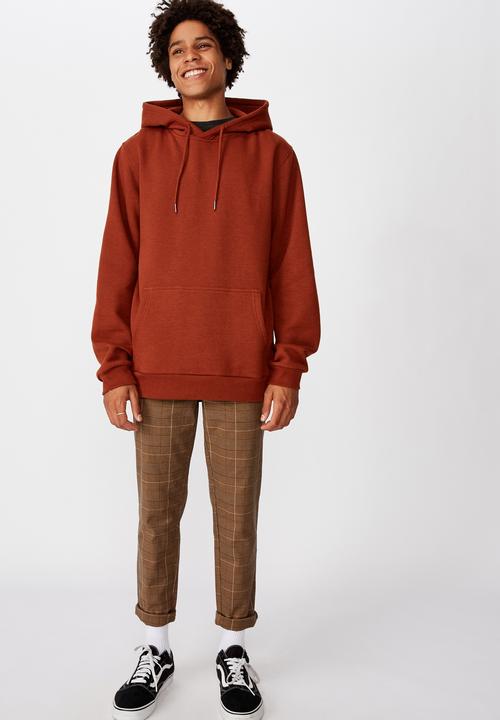 Factorie - Basic hoodie - rust