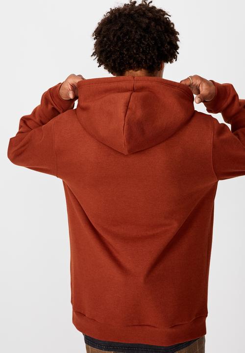 Factorie - Basic hoodie - rust