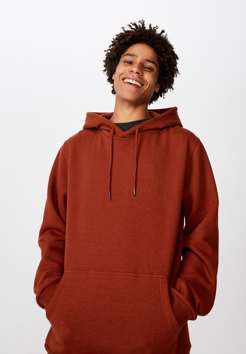 Factorie - Basic hoodie - rust