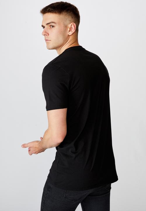 Factorie - Sinner slim graphic T-shirt - black