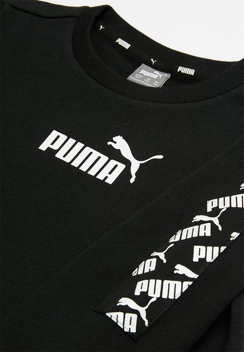 PUMA - Amplified crew tr b puma - black