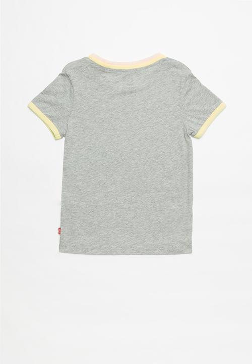 Levi’s® - Lvg rainbow ringer top - grey 
