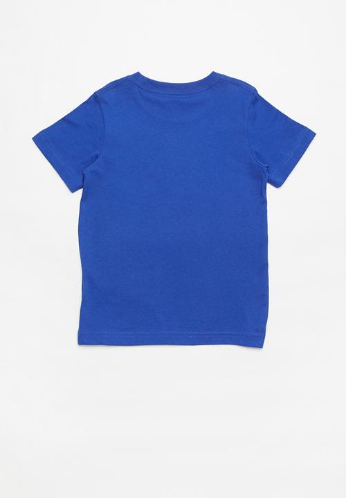 Converse - Converse boys stack wordmark graphic tee - blue