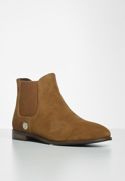 POLO - Chelsea suede boot - tan